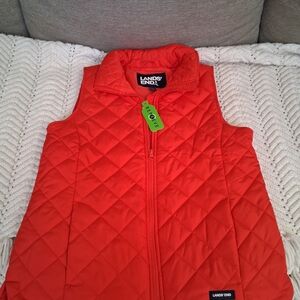 Lands' End Vibrant Quilted Vest